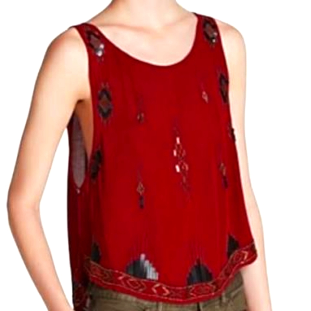 Free people sequined tank
